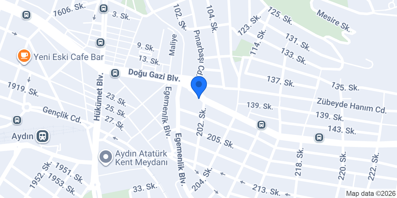 Bemar Kariyer Okulu Aydın Şubesi konumu