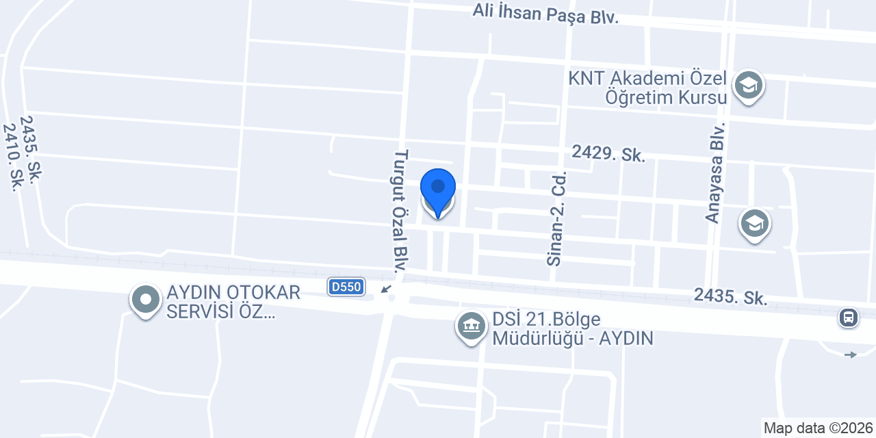 Aydın Bilinç Akademi Eğitim Merkezi konumu