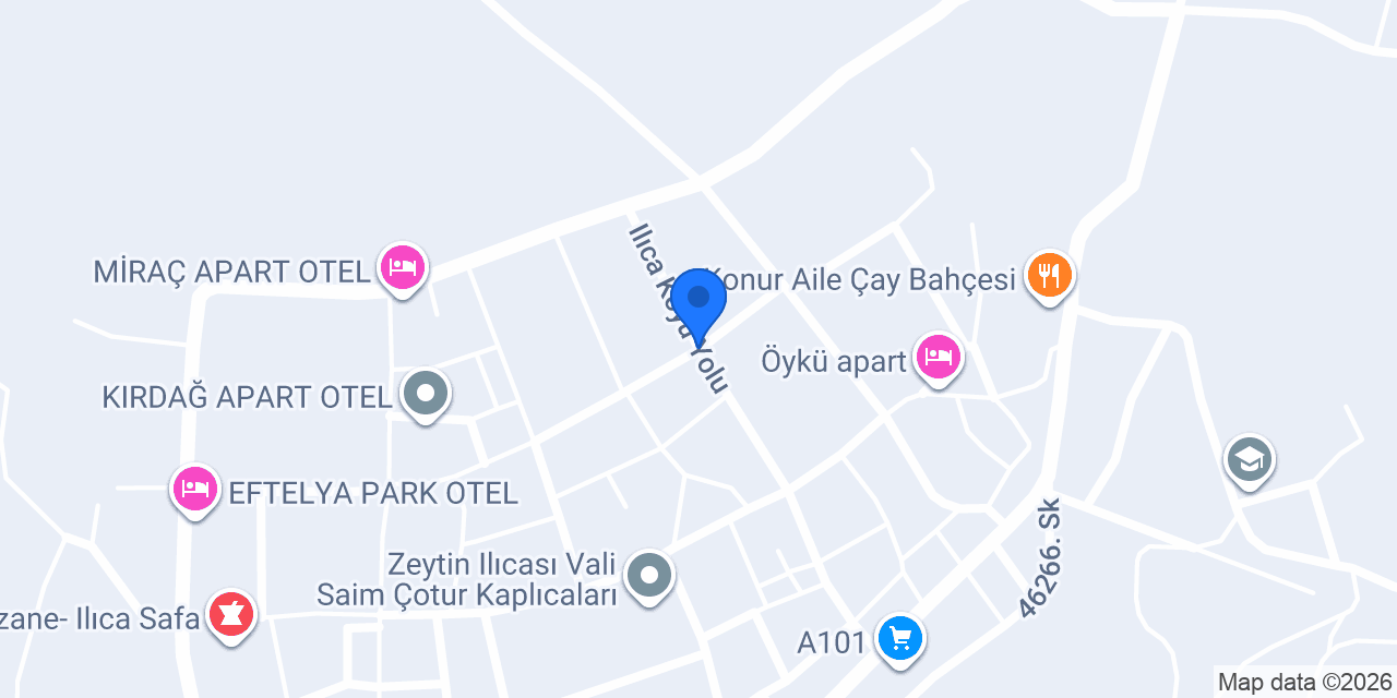 Polat Pansiyon konumu