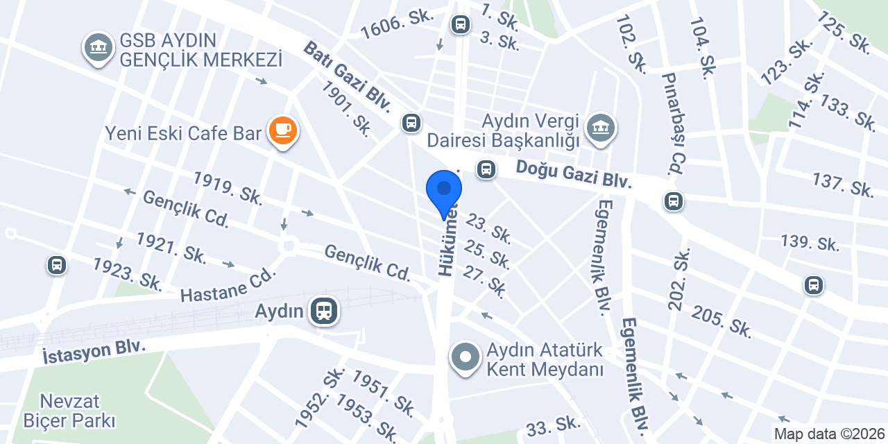 Birevim Aydın Efeler Şubesi konumu