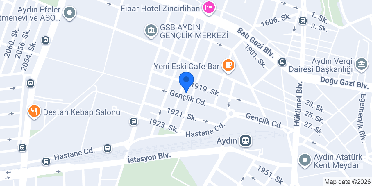 Aydın Gençlik Çiçek konumu