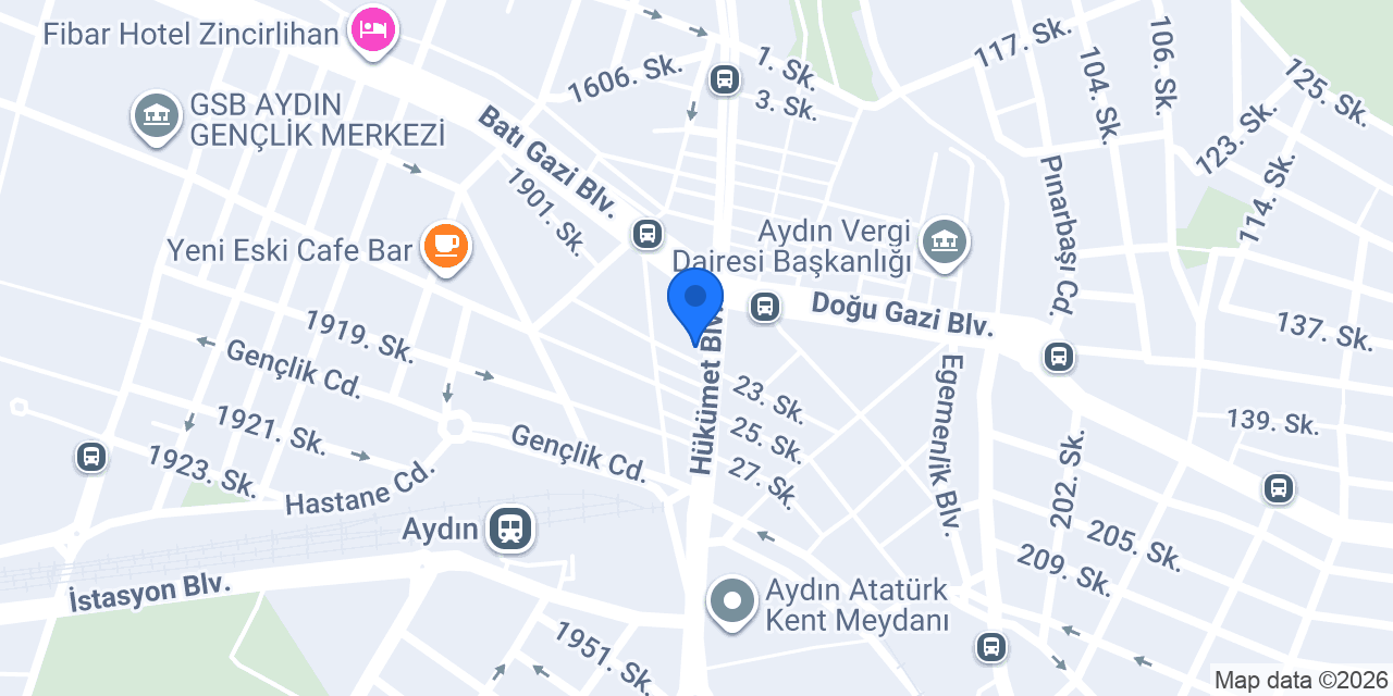 Aydın Tek Lider Akademi konumu
