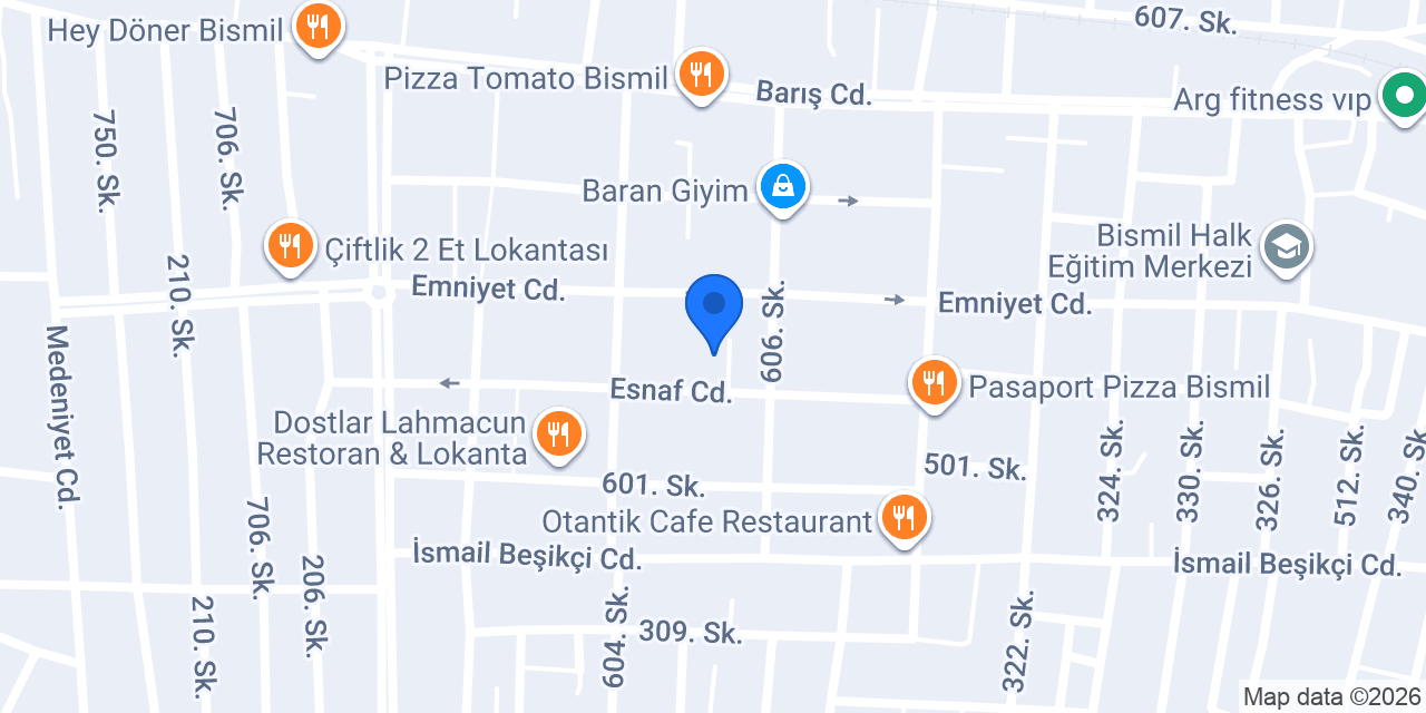 Umut Evkur Satış Mağazası konumu