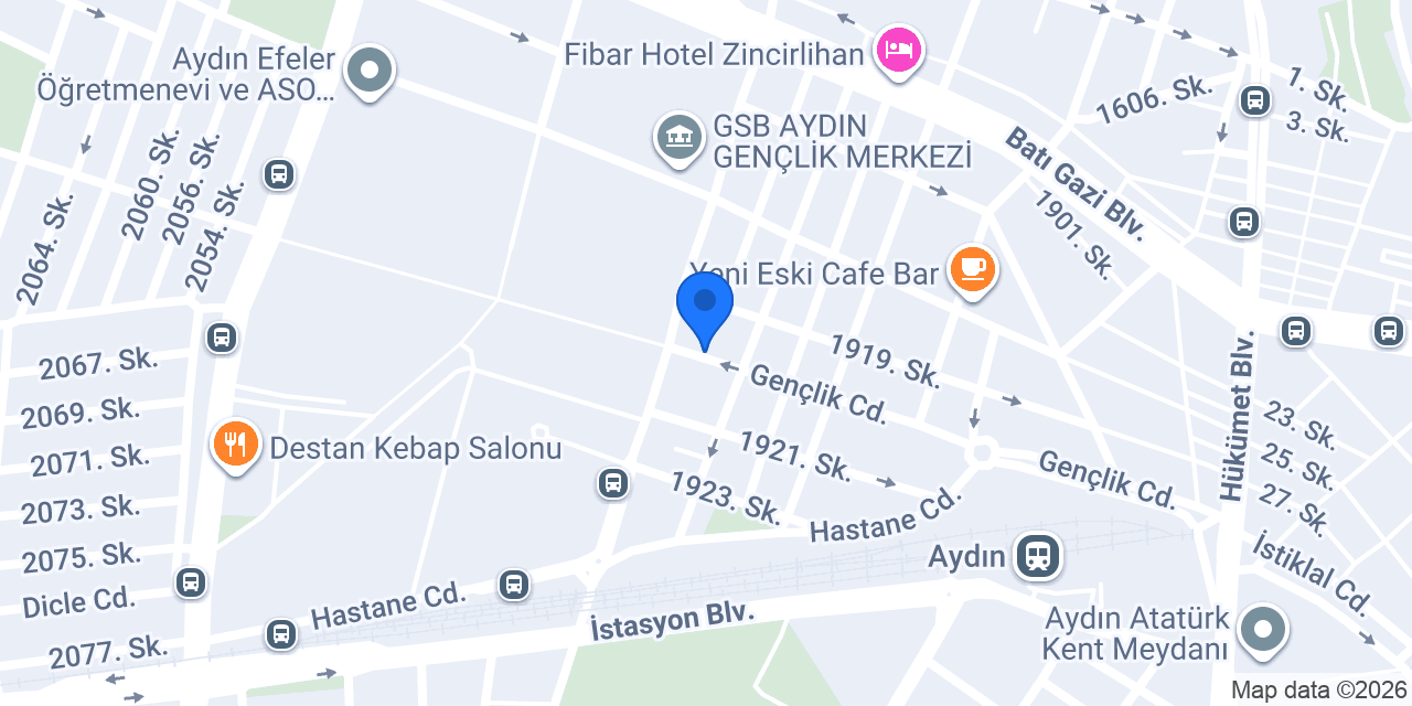 AYDIN TERCİH KITABEVİ konumu
