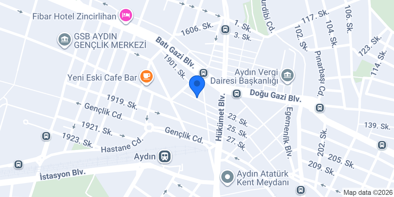 Piraye Restoran Aydın konumu