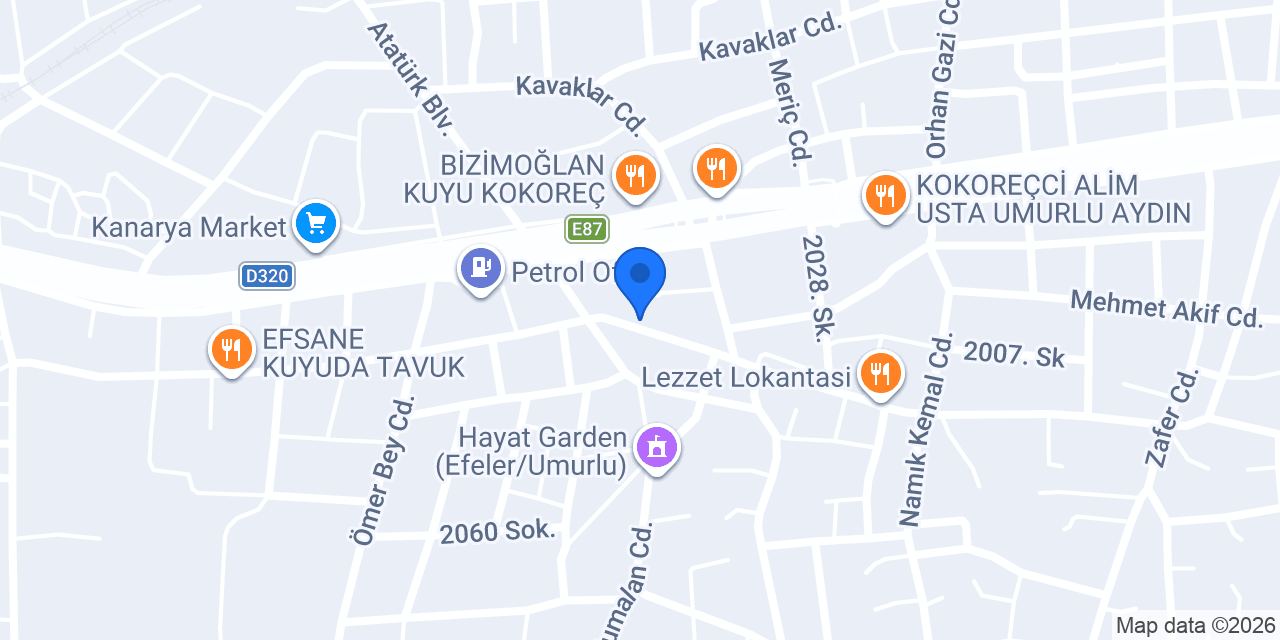 KISMET TİCARET konumu