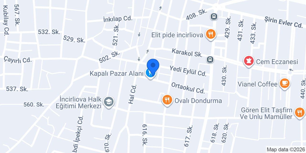 İncirliova Şifa Medikal konumu