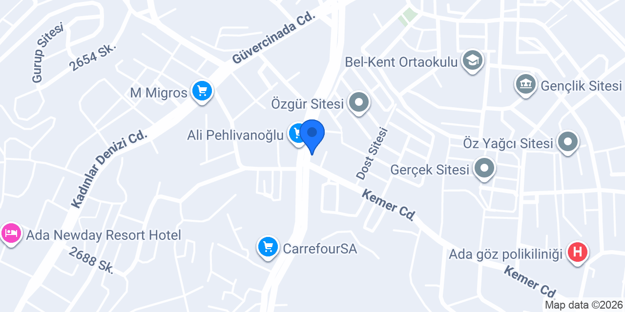 Stad Pide Kebap konumu
