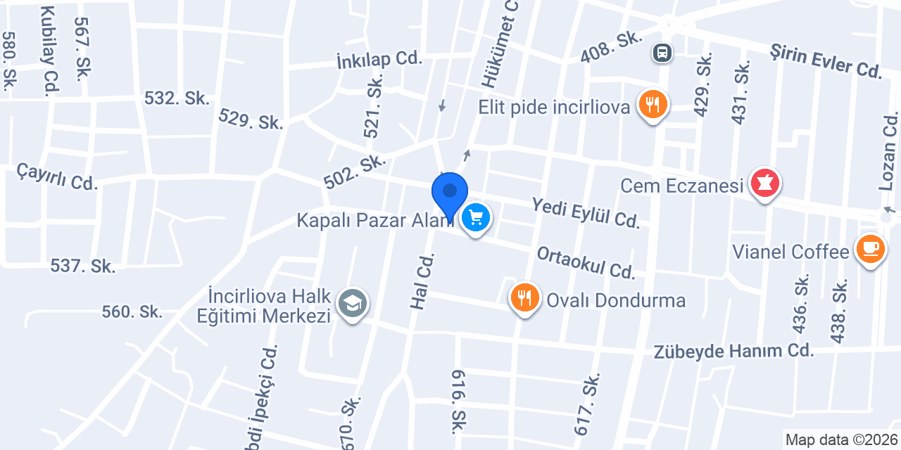 İtimat Kasabı konumu