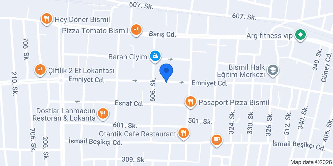 Evşan perde konumu