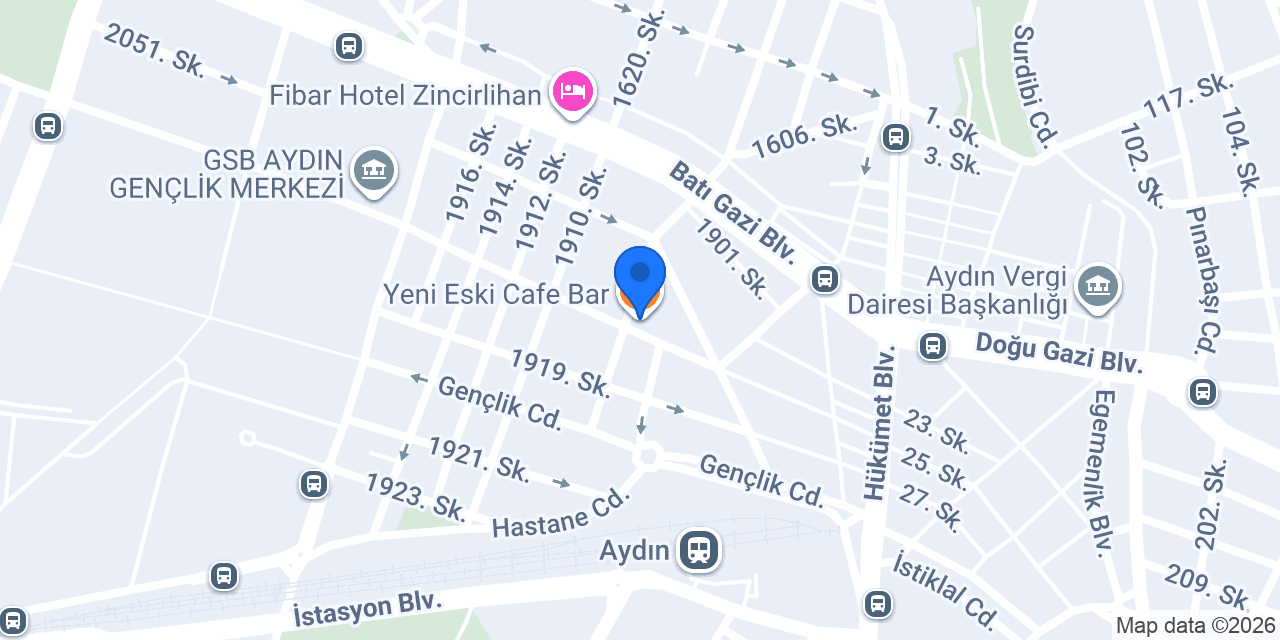 Yeni Eski Cafe Bar konumu