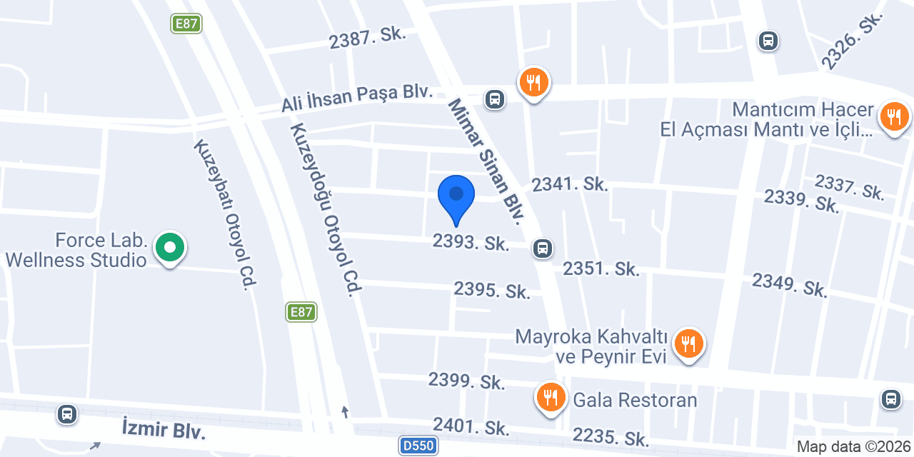 Ziyafet Pide ve Kebap Mimarsinan konumu