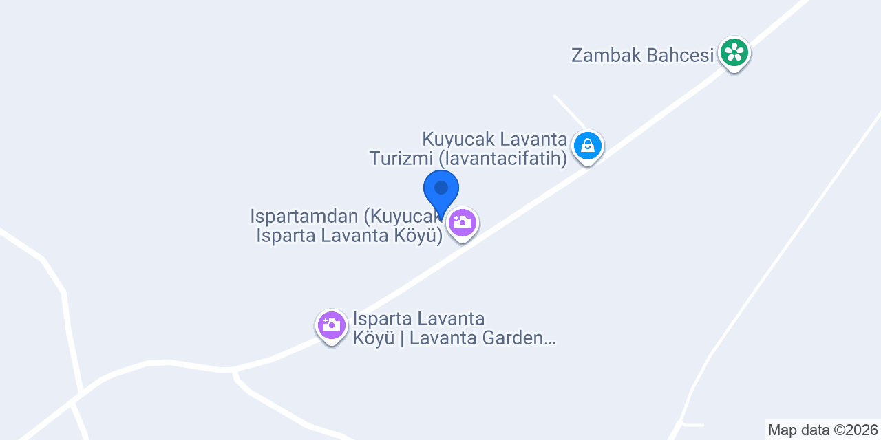 Kuyucak Köyü Lavanta Bahçeleri konumu