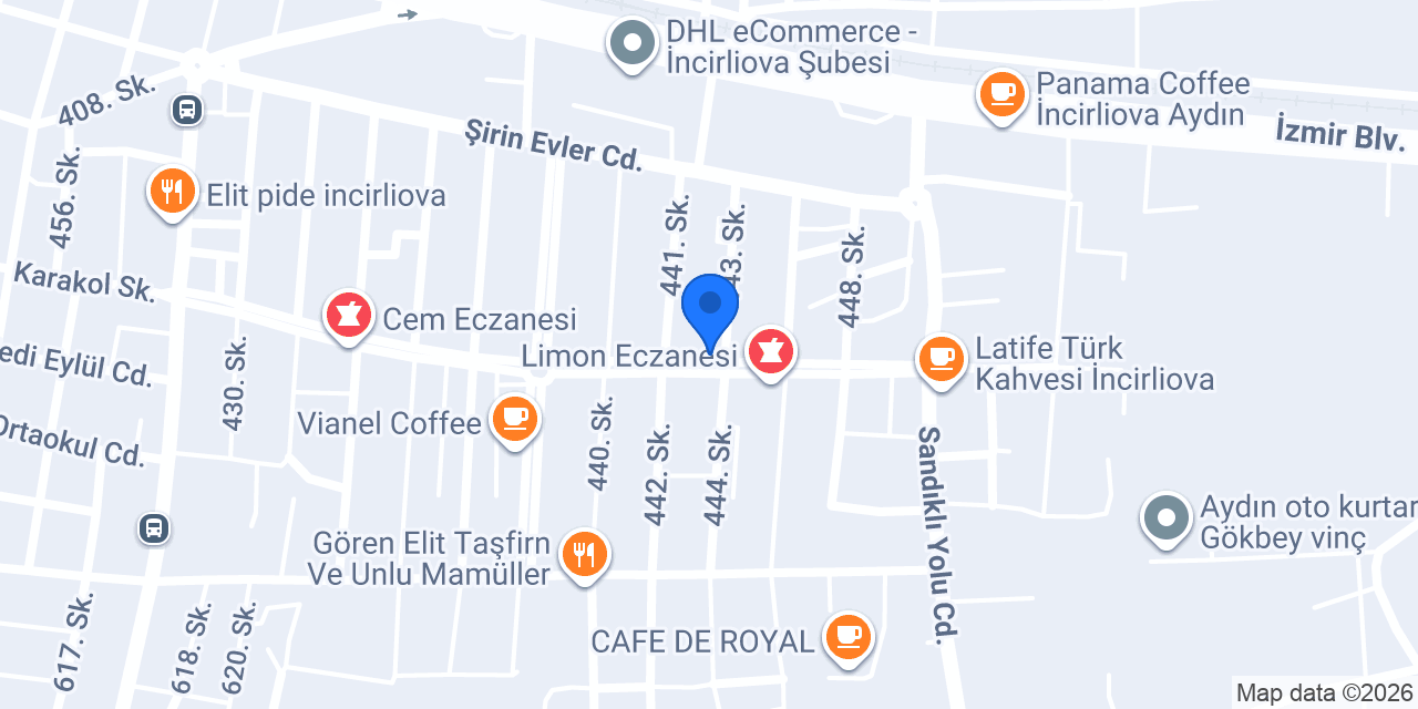 Böğürtlen Pasta Cafe konumu