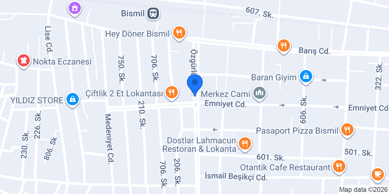 Menekşe Yapı Ticaret konumu