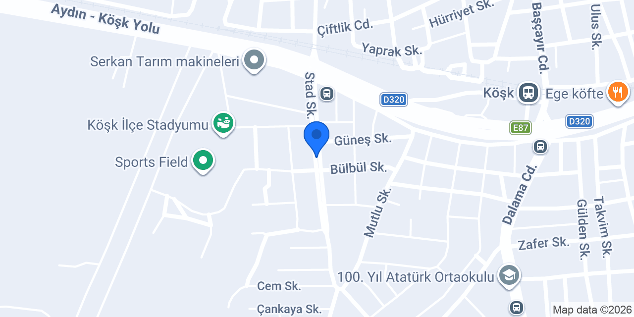 Nar Pen Demir Doğrama konumu