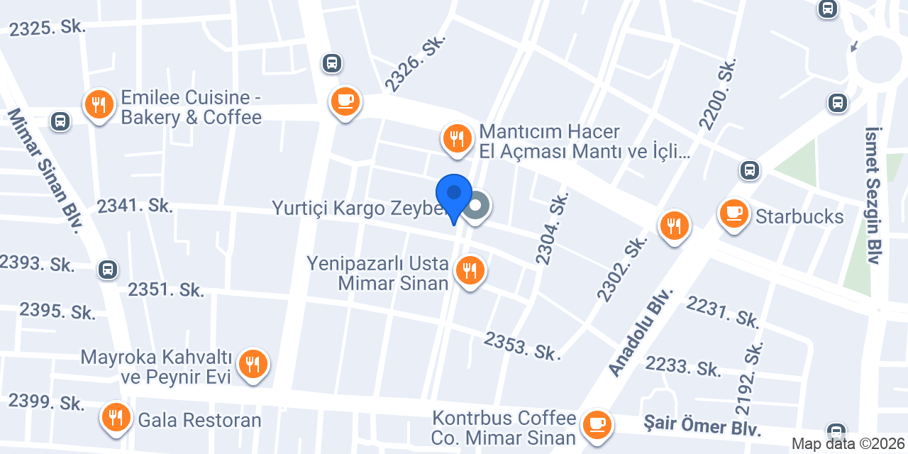 Aydın 5. Noterliği konumu