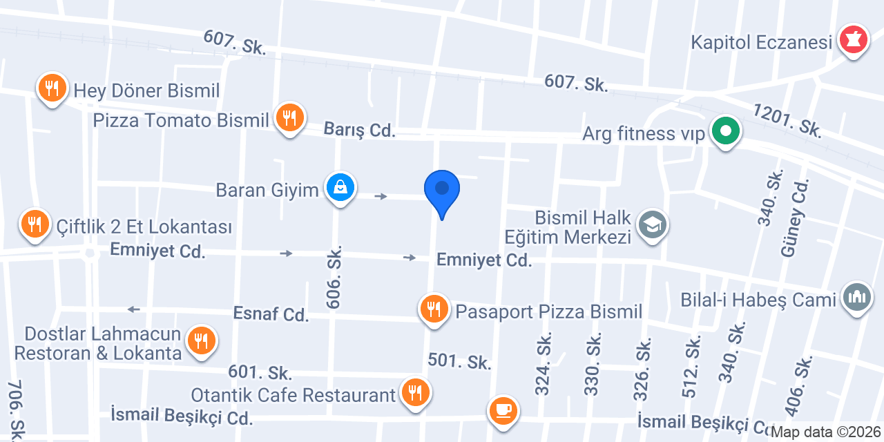Sarıgül Market konumu