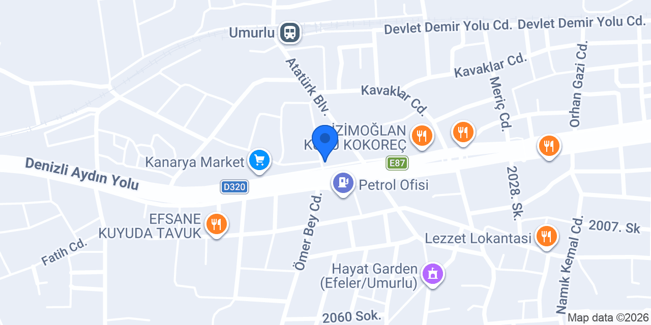 Karadağ Çiftliğim Market konumu