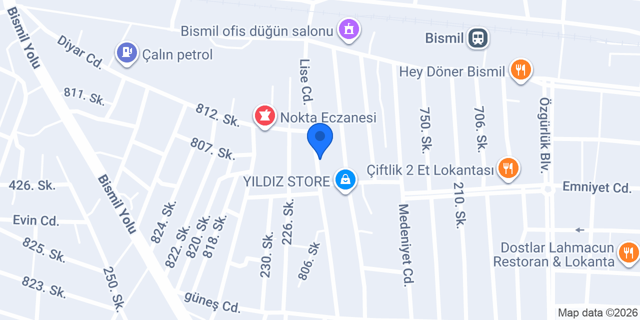 ULALA RENT A CAR konumu