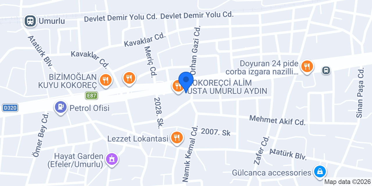 DEMİRTAŞ HIRDAVAT TİC. konumu