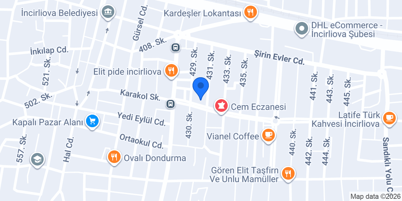 EKLEROVA konumu