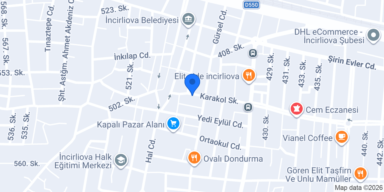Baytaş Aile Çay Bahçesi konumu