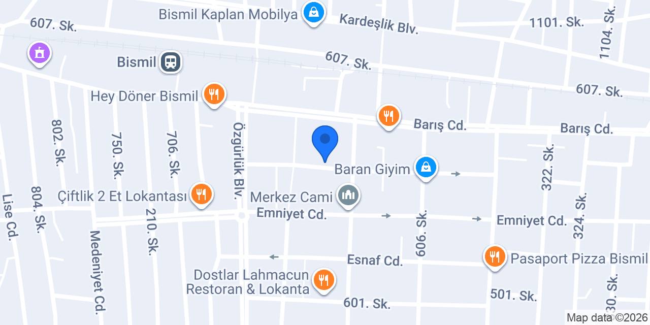 Hanımeli Çiçekçilik konumu