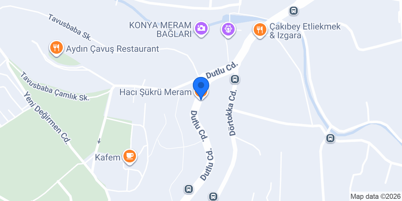 Hacı Şükrü Meram konumu