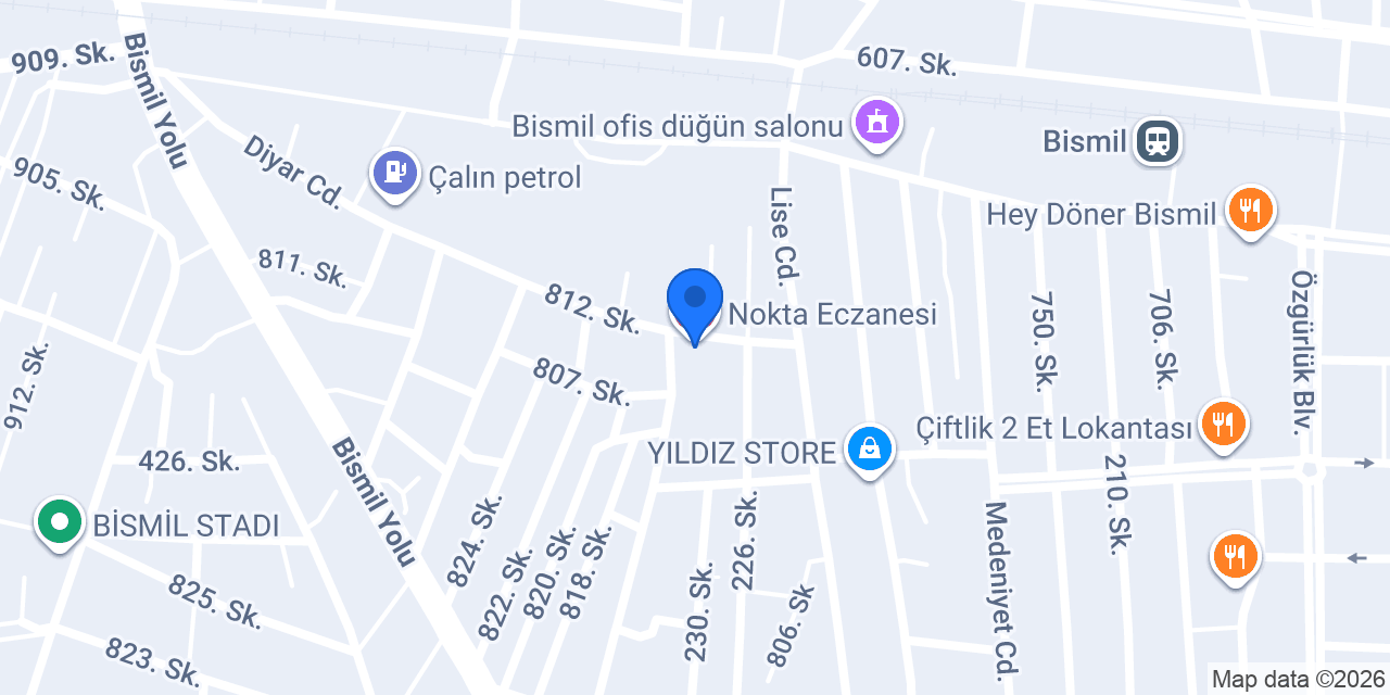 Nokta Eczanesi konumu