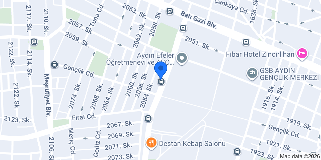 Fistan Moda Tasarım Atölyesi konumu