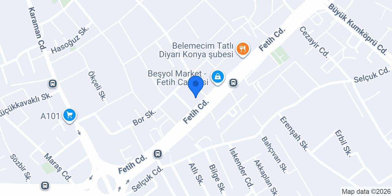 Oses Çiğ Köfte konumu