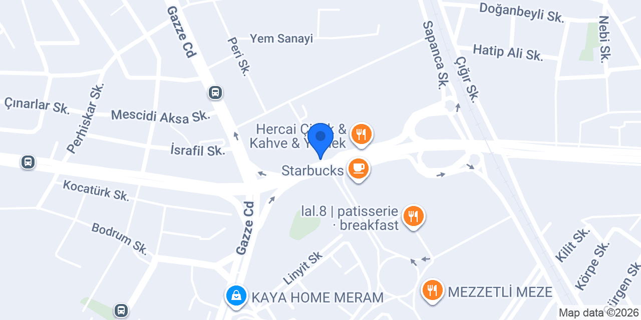Meram Kitabevi konumu