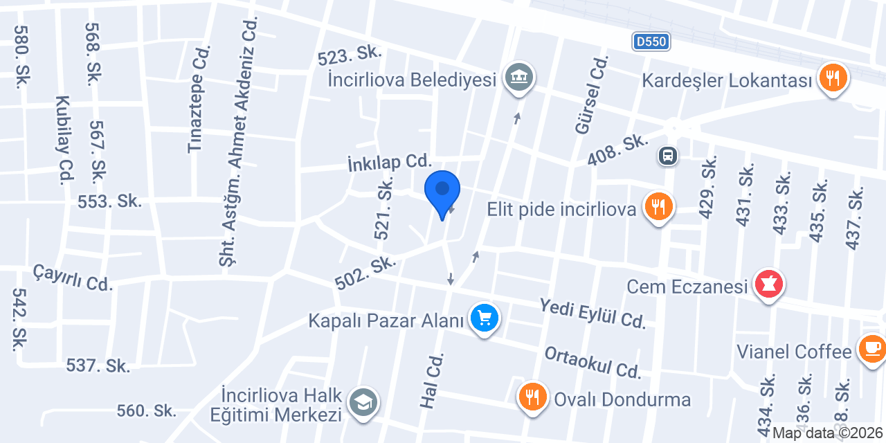 Sarıyer İstanbul börekçisi konumu