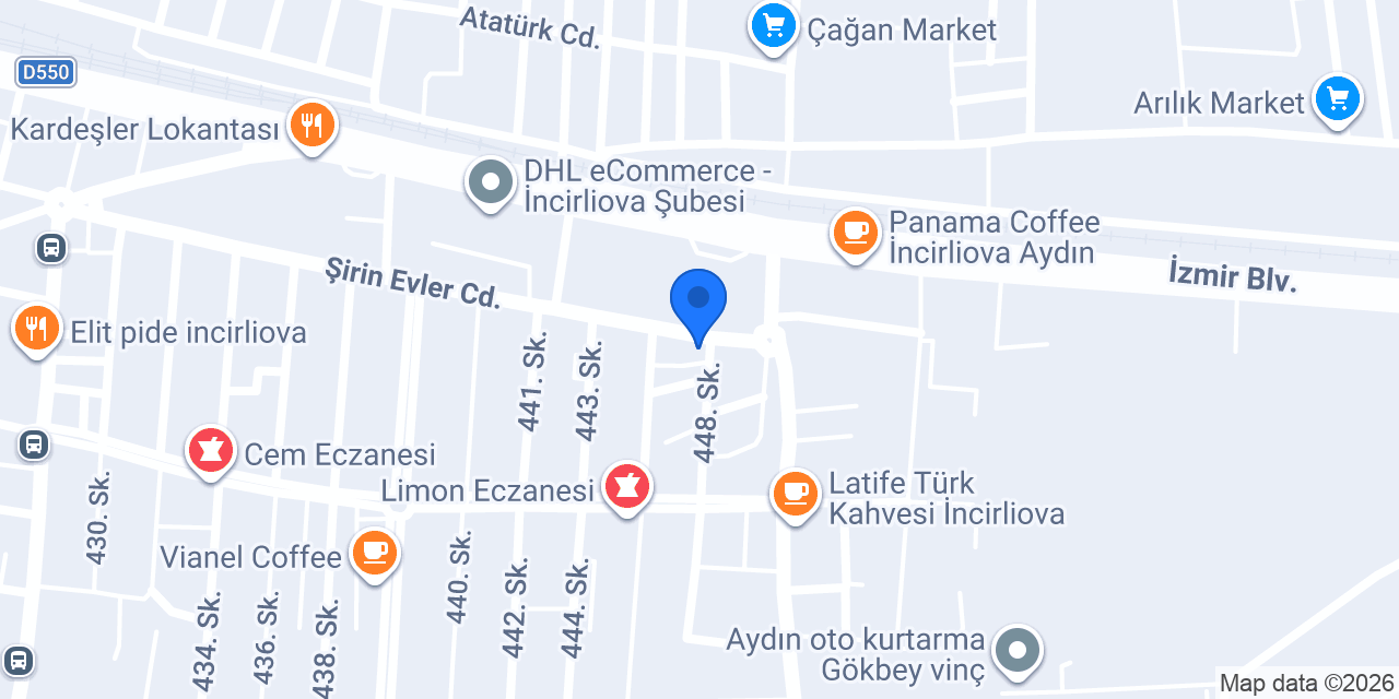 Köfteci Çetin Usta konumu