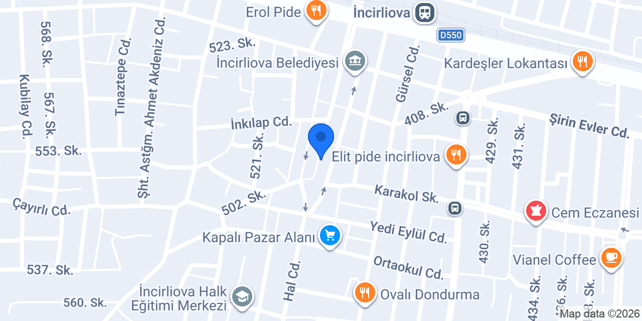 Kavurmacım konumu