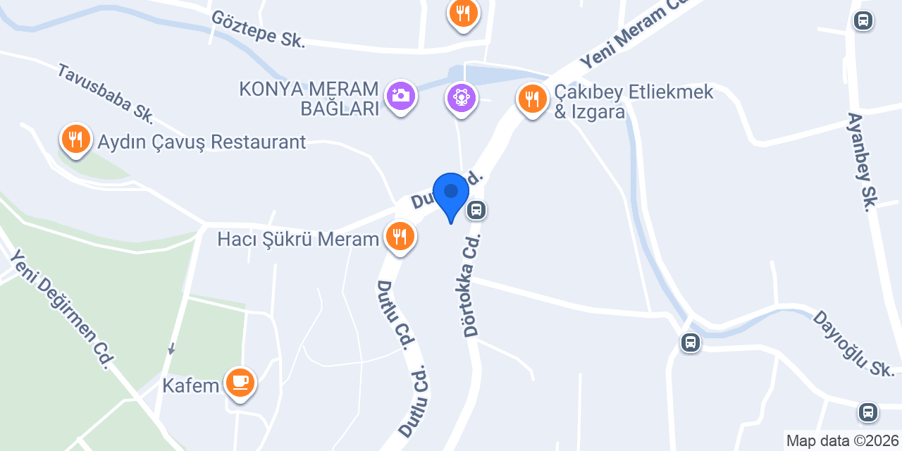 Narlı Dem Meram konumu