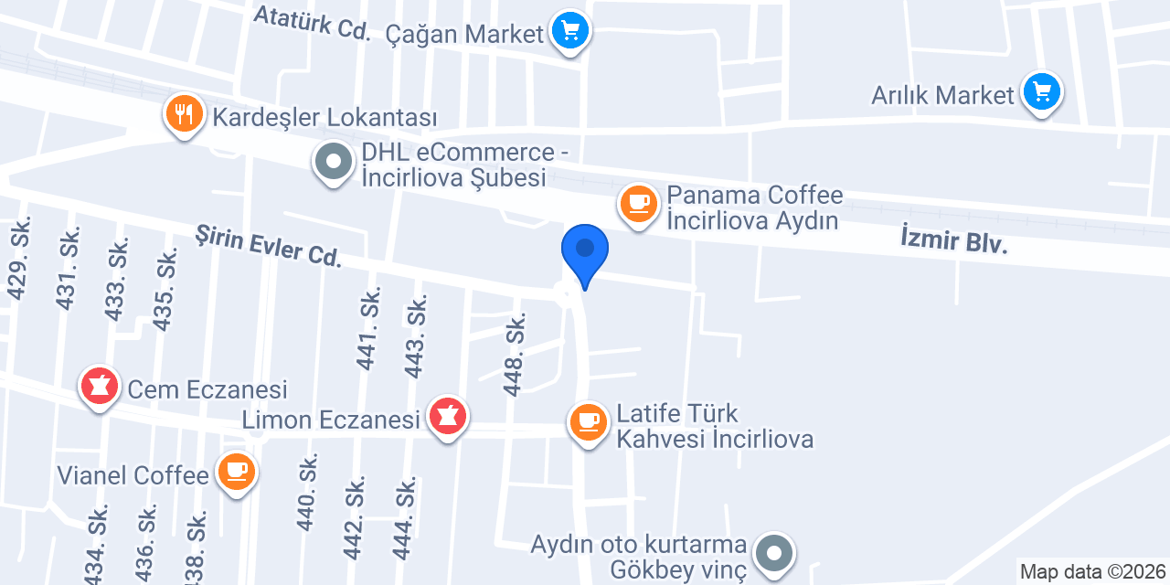Ali Oto Lastik konumu