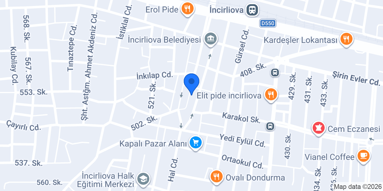 Küçükler Mobilya konumu