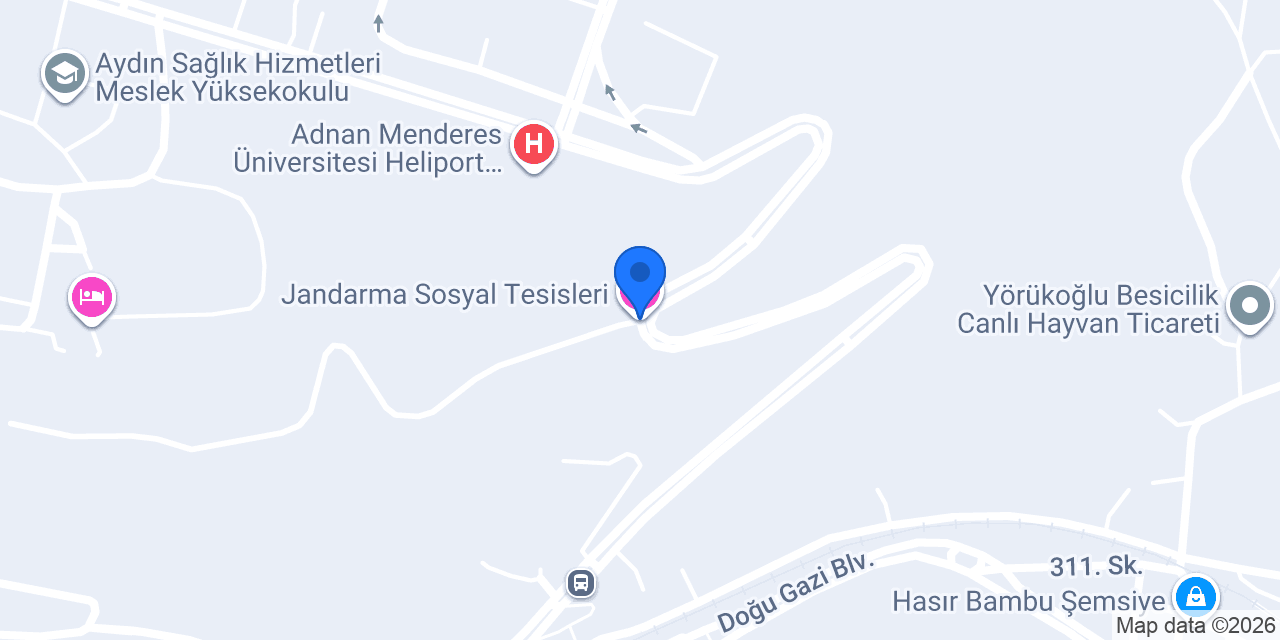 Jandarma Sosyal Tesisleri konumu