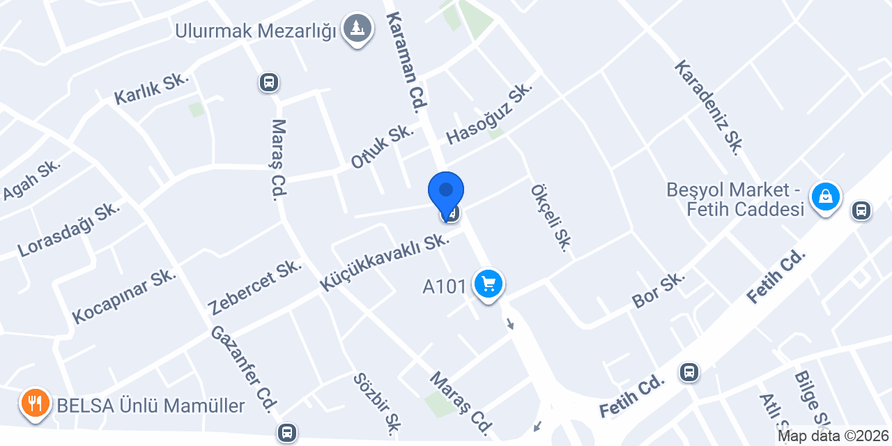 Tek Ekmek Unlu Mamulleri konumu