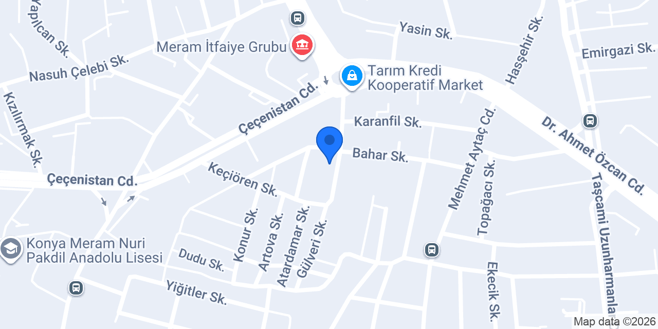 Akay Oto Tamir konumu