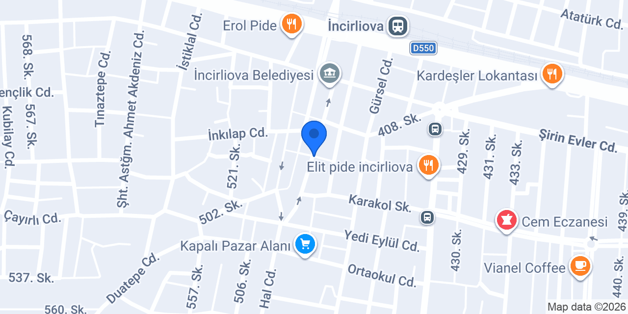 ÇETİNER EMLAK konumu