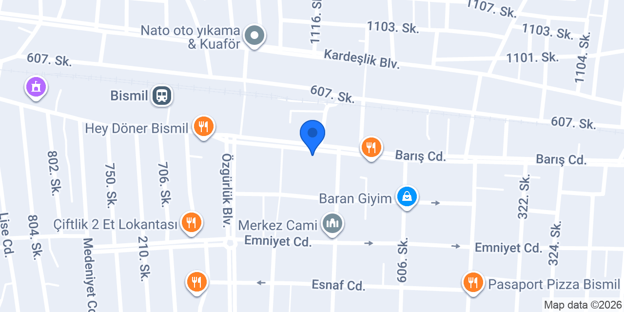 Tat ciğer Salonu konumu