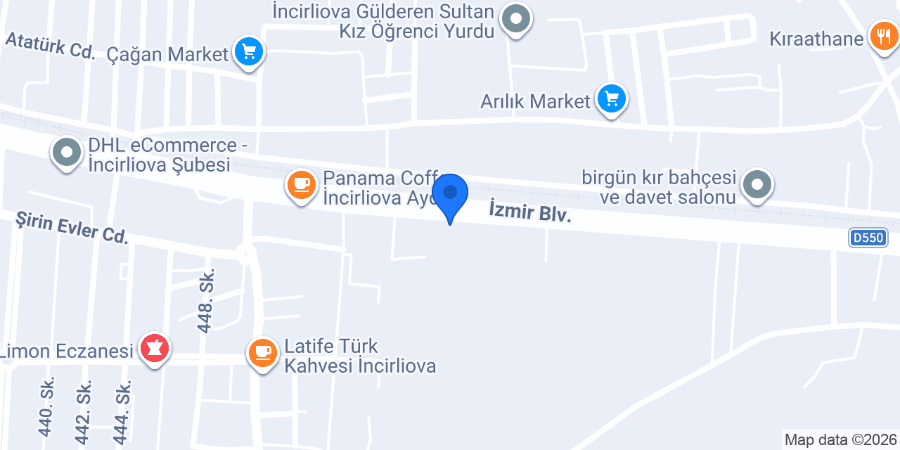 Mendeş Yapı Market konumu