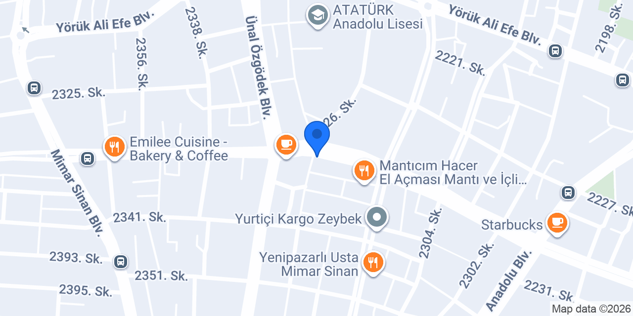 Efem Kasap Pişirici konumu