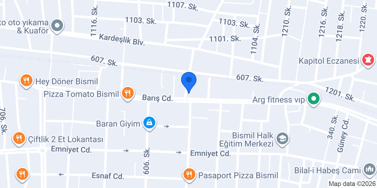 Lezzet durağı konumu