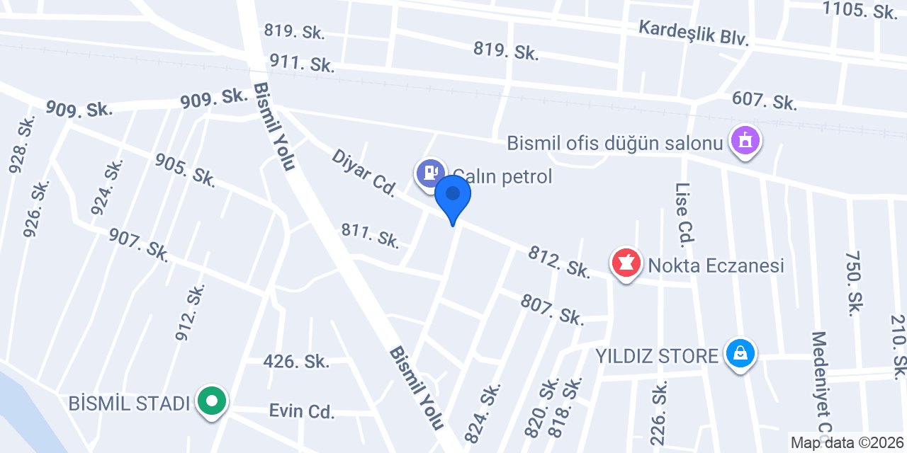 Bismil 2. Noterliği konumu