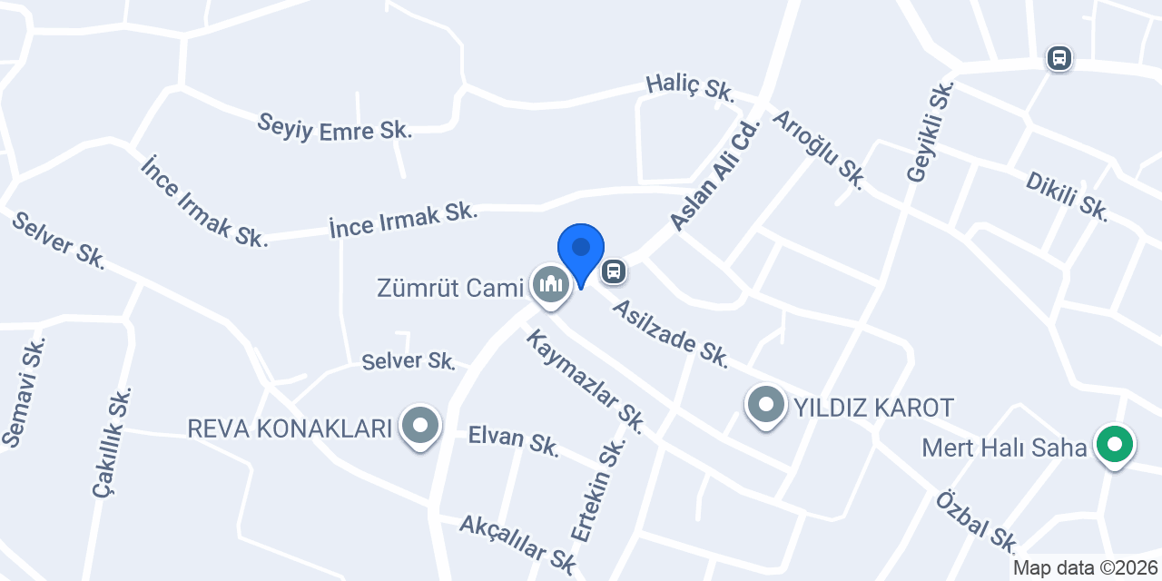 Zümrüt Avm konumu