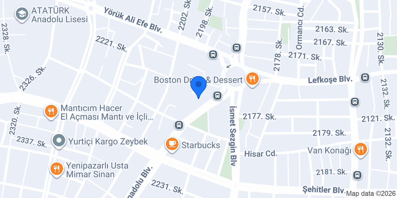Koza Veteriner Kliniği konumu